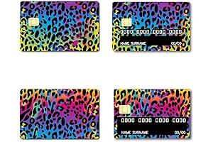 Leopard Credit Card Skin Glitter