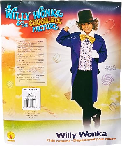 Miniatura 2 de Disfraz de Willy Wonka para niños Willy Wonka L Púrpura