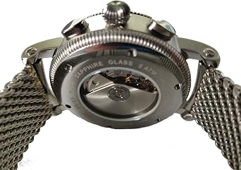 Luftwaffe Men's Automatic Chronograph Watch 4H86BM Blue, silver, Strap.