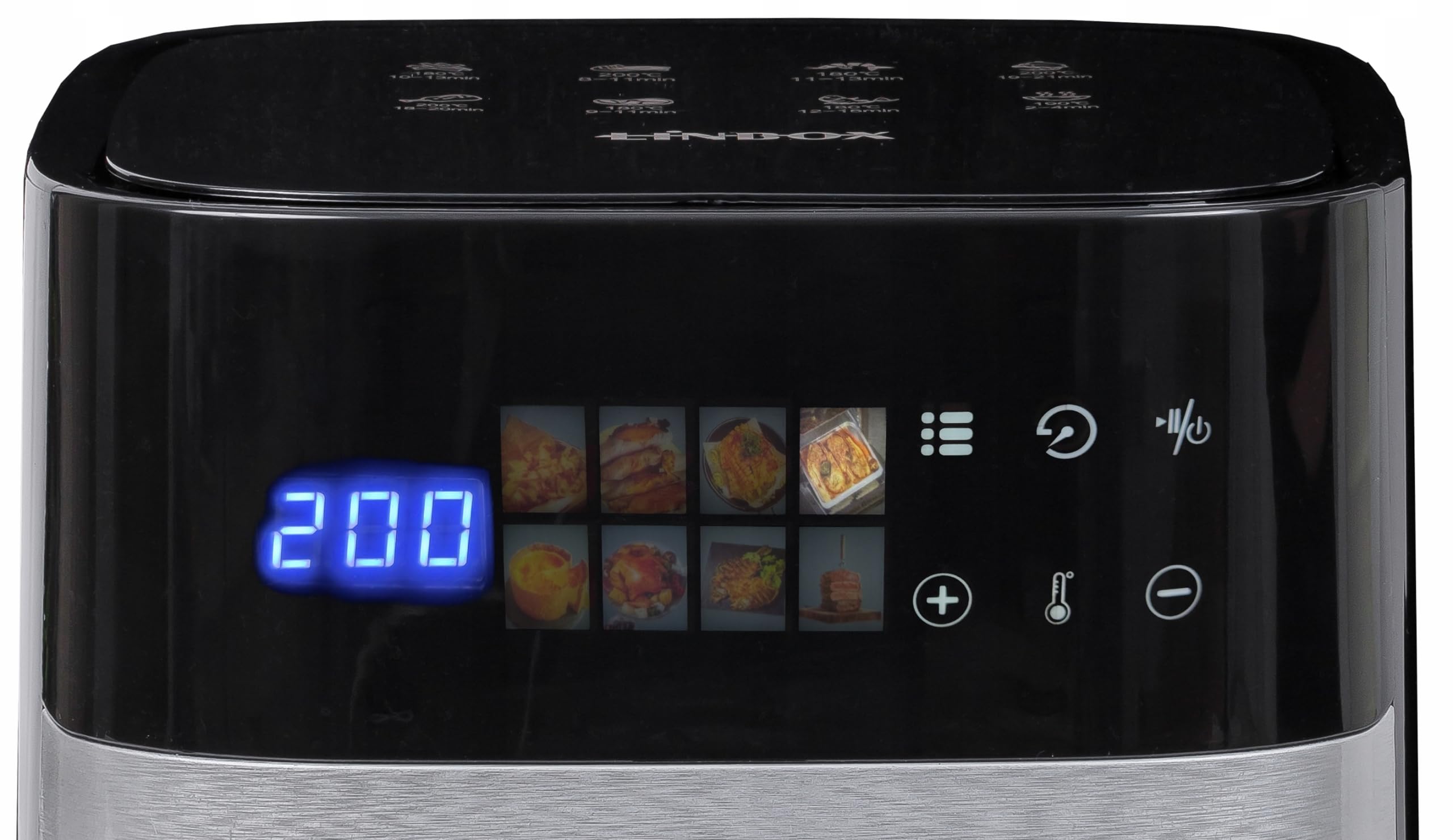 FRYTKOWNICA BEZTŁUSZCZOWA AIR FRYER LINBOX CZARNA