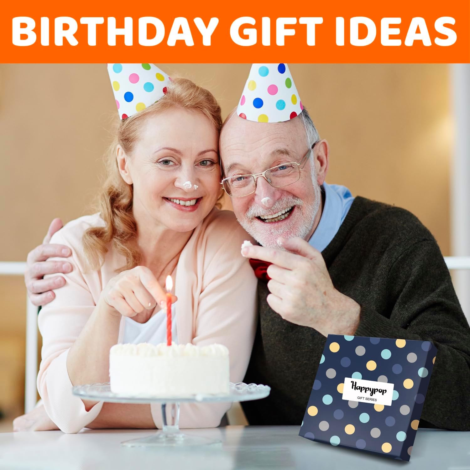 HAPPYPOP Funny Birthday Gift Ideas - 45th 50th Birthday Socks for Man Women in Their 40s - Image 2