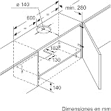 Balay 3BT263MX cappa aspirante 360 m³/h Semintegrato (semincassato) Acciaio inossidabile D - 3