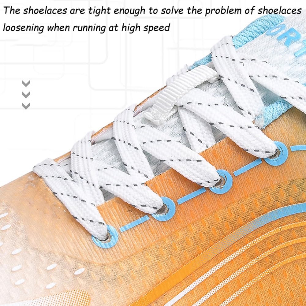 Zapatillas de atletismo con clavos Sprint, amortiguación con placa de carbono, 7 clavos, malla, transpirables, antideslizantes, ligeras, unisex, para mujer, hombre, atletismo, carreras, 35-44 EU