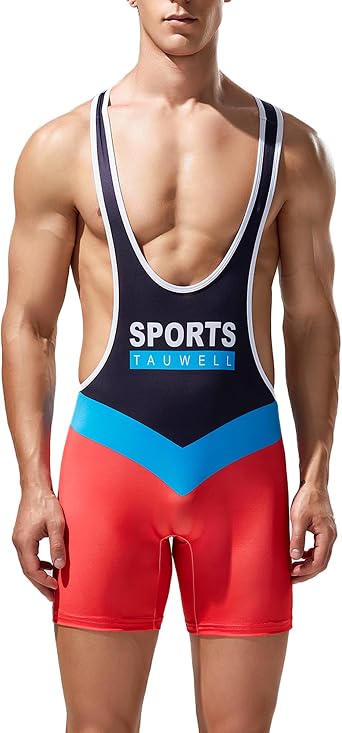 YUFEIDA Mens Athletic Supporters Active Base Layers Bodysuit One Piece Boxer Singlet Leotard Stretchy Wrestling