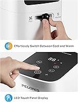 Vista 7 de PELONIS Oscillating Tower Fan and Heater Combo with Remote Control - Heater Fan Combo for Indoor Use – 3 Fan and 2Heater Speeds, 12-HR Timer, ECO