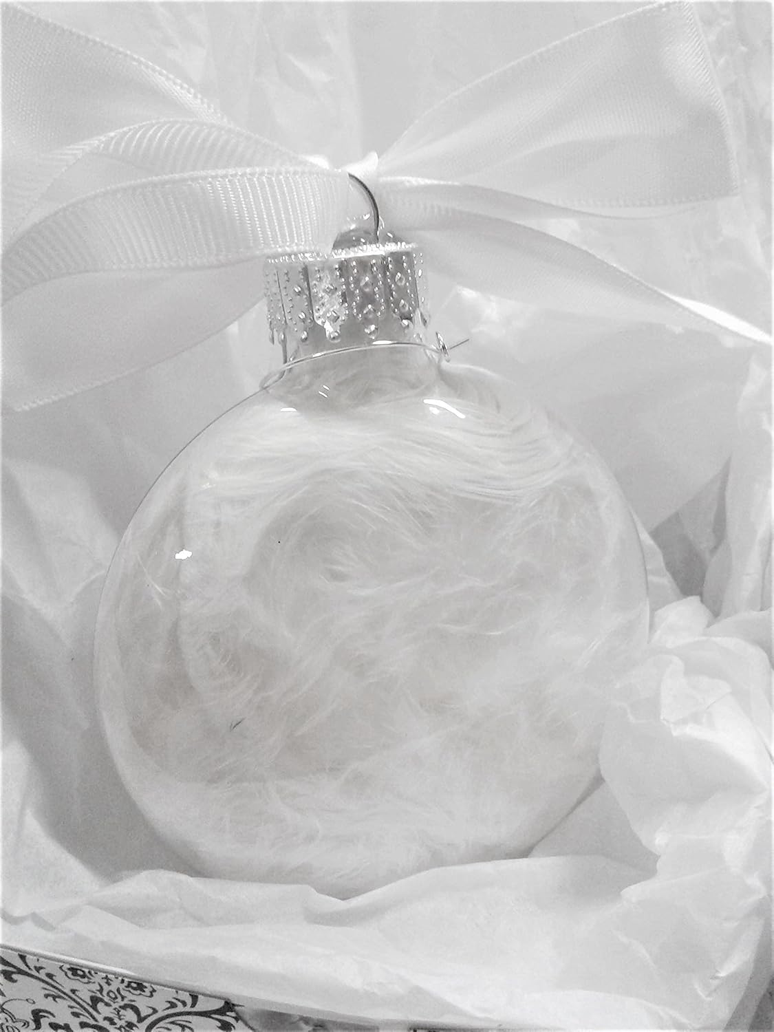 Always My Daughter Memorial Christmas Ornament Loss of Child Sympathy Gift with Wing Charm