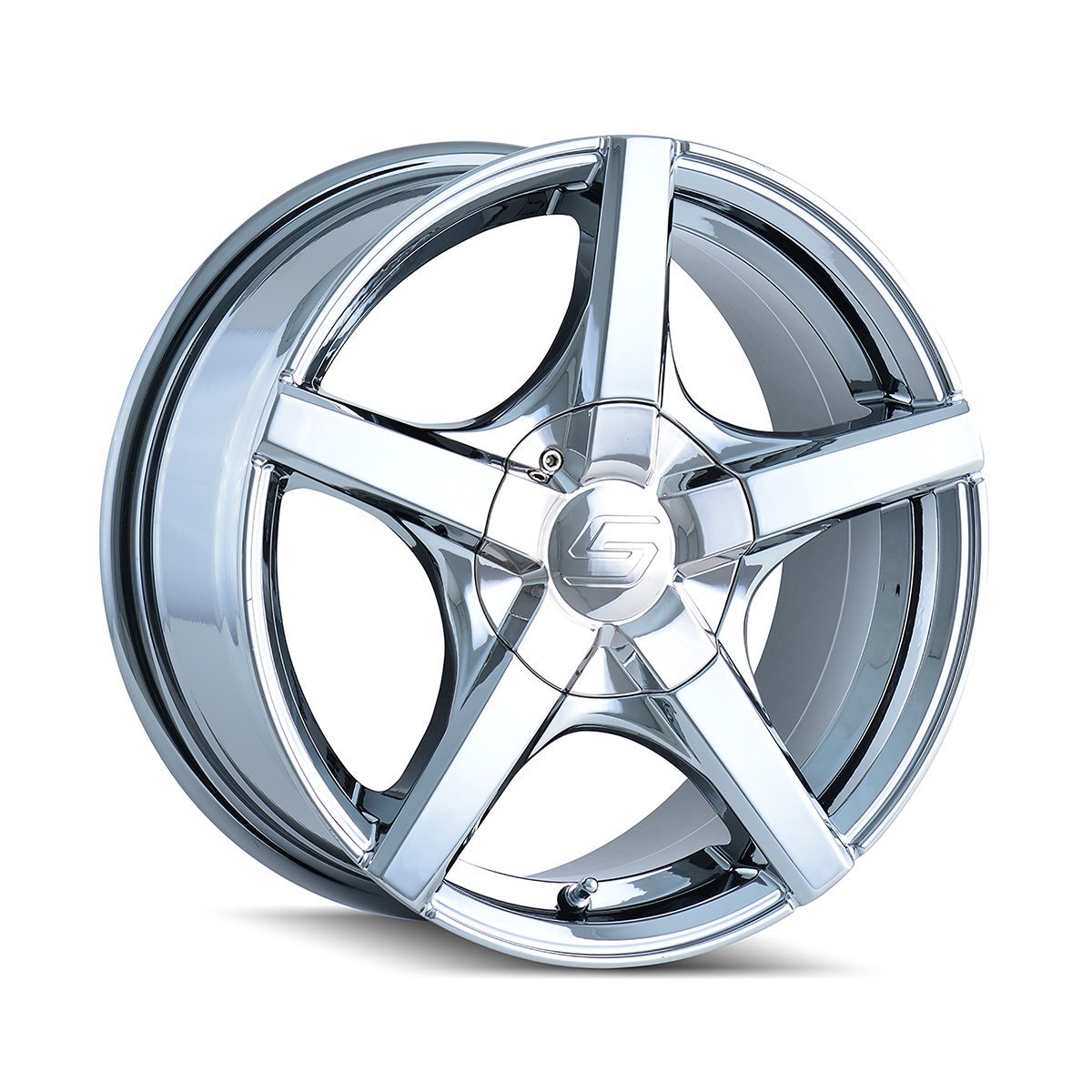 Sacchi S72 272 Wheel with PVD 2 Chrome Finish (17x7"/8x100mm)