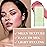Cream Blush Stick,Waterproof Multi Makeup Cream Stick,Lightweight,Long-lasting,Easy To Use,2 in 1 Multi Blush for Cheeks & Lip Tint & Eyeshadow Makeup,Suitable for All Skin A