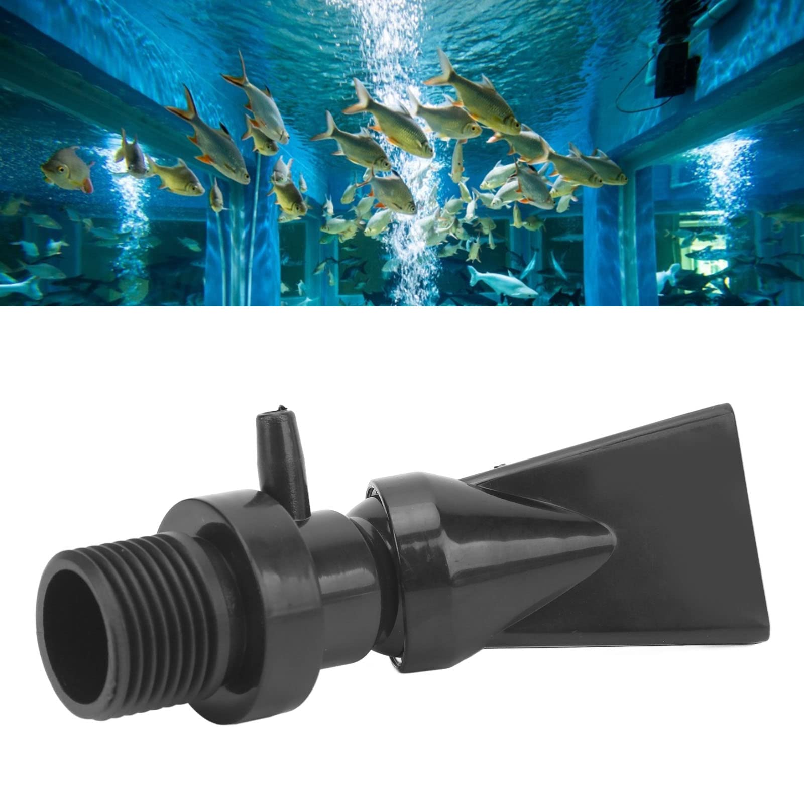 Rongm Fish Tank Pump Duckbill Water Outlet, PVC Aquarium Pump Duckbill Nozzle for Aquarium Accessories