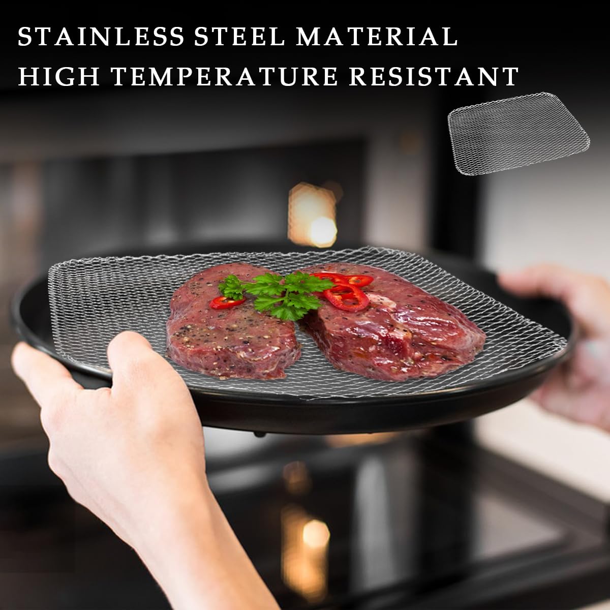 10Pcs Einweg BBQ Grill Mesh Mat Aluminium Antihaft Kochen Gitter Gitter Pad Backen Werkzeuge Outdoor BBQ Zubehör für Outdoor Camping Grillen Picknicks Hinterhöfe