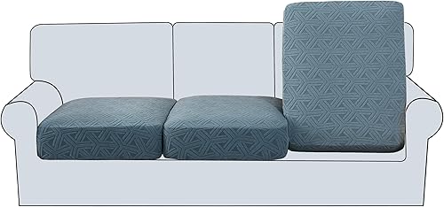 Miniatura 20 de H.VERSAILTEX 2025 Funda de sofá de jacquard de 1 pieza, fundas de sofá de alta elasticidad, protector de muebles antideslizante, funda de sofá suave