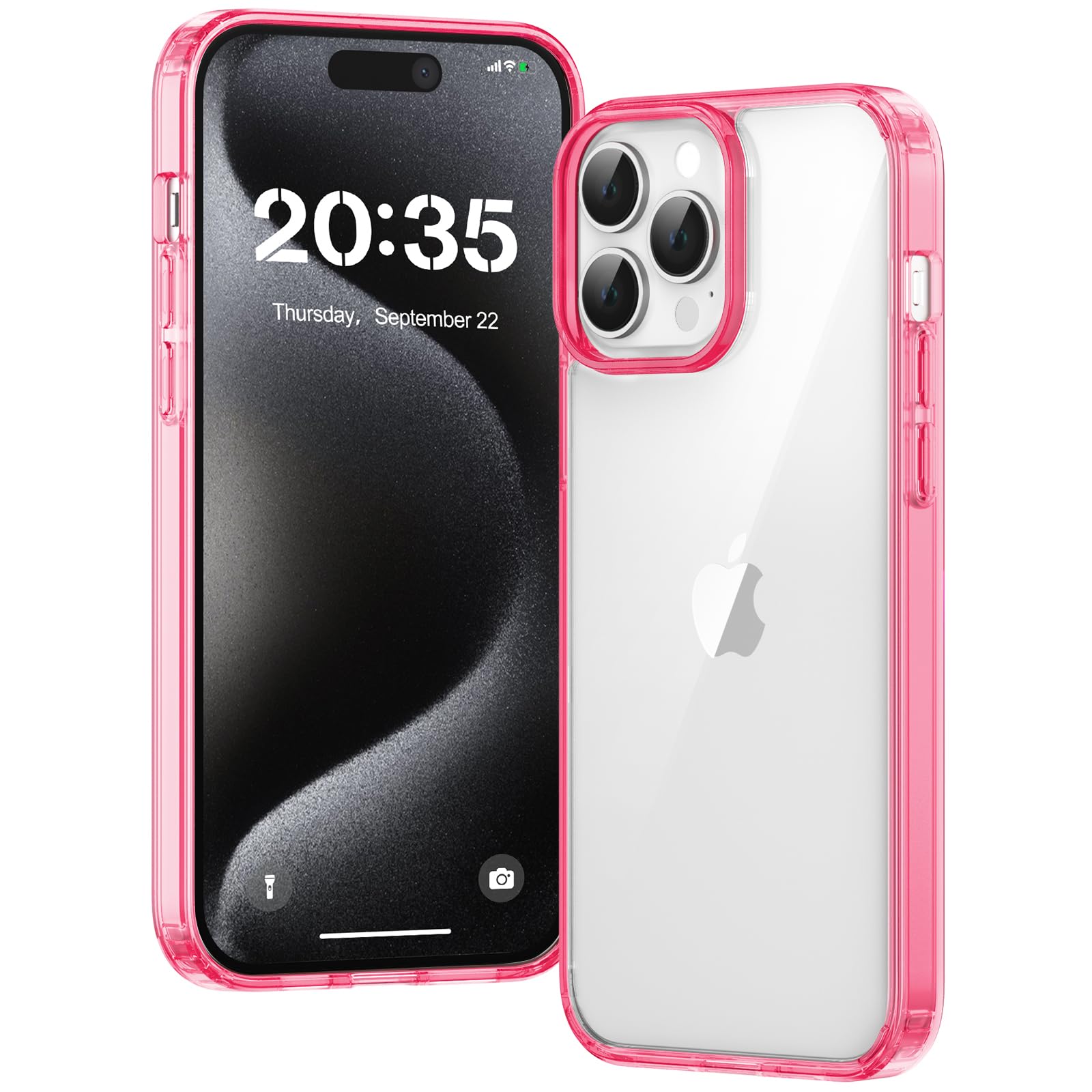 Clear Case for iPhone 15, Ultra Thin, Shockproof TPU Cover, Anti-Yellowing, Crystal Clear, Phone Case for Apple iPhone 15 - Clear — view 301