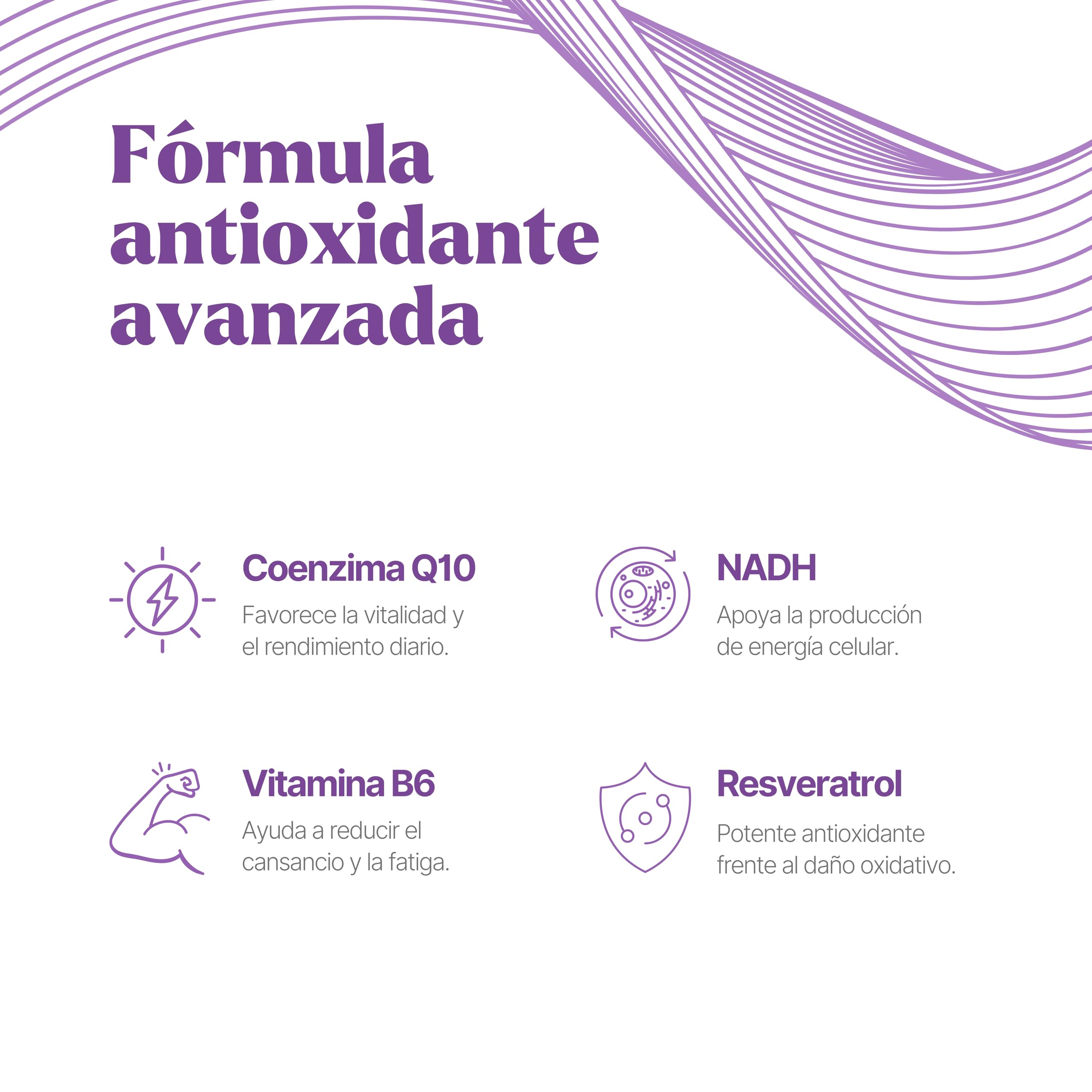 PS T.O.P - Antiedad Celular, Fórmula Avanzada con NADH y Q10, 300 g