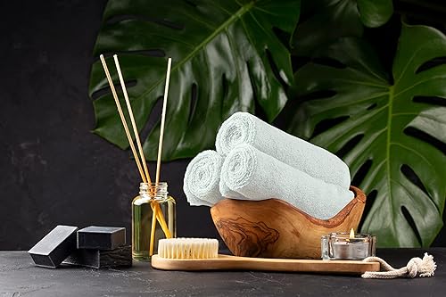 Miniatura 3 de Softolle Toallas de salón de 100% algodón hilado en anillo  Paquete a granel de toallas de mano  No se decoloran toallas blancas de 16 x 27 pulgadas