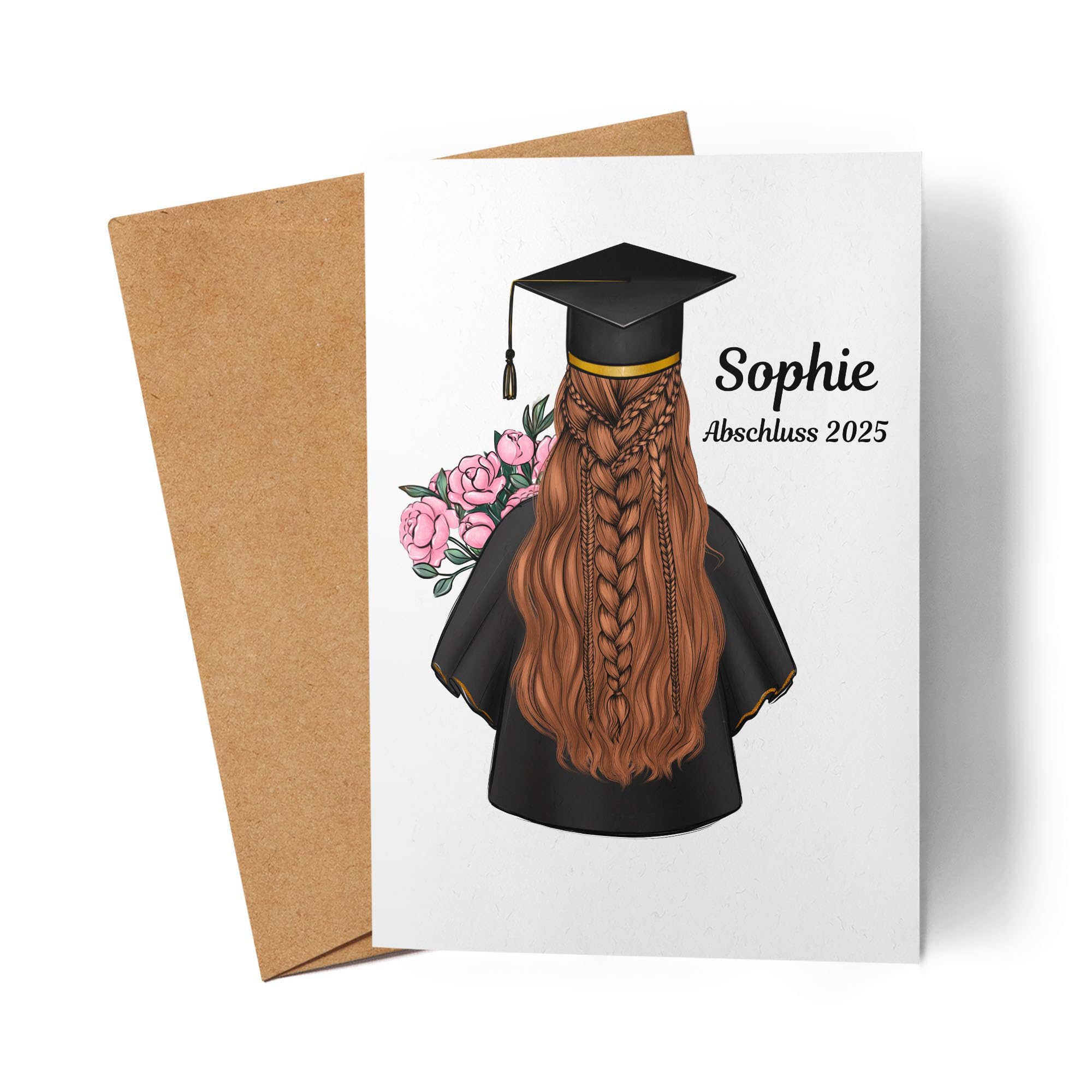 Kiddle-Design Bachelor Master Abitur 2025 Karte Abschluss Geschenk ...