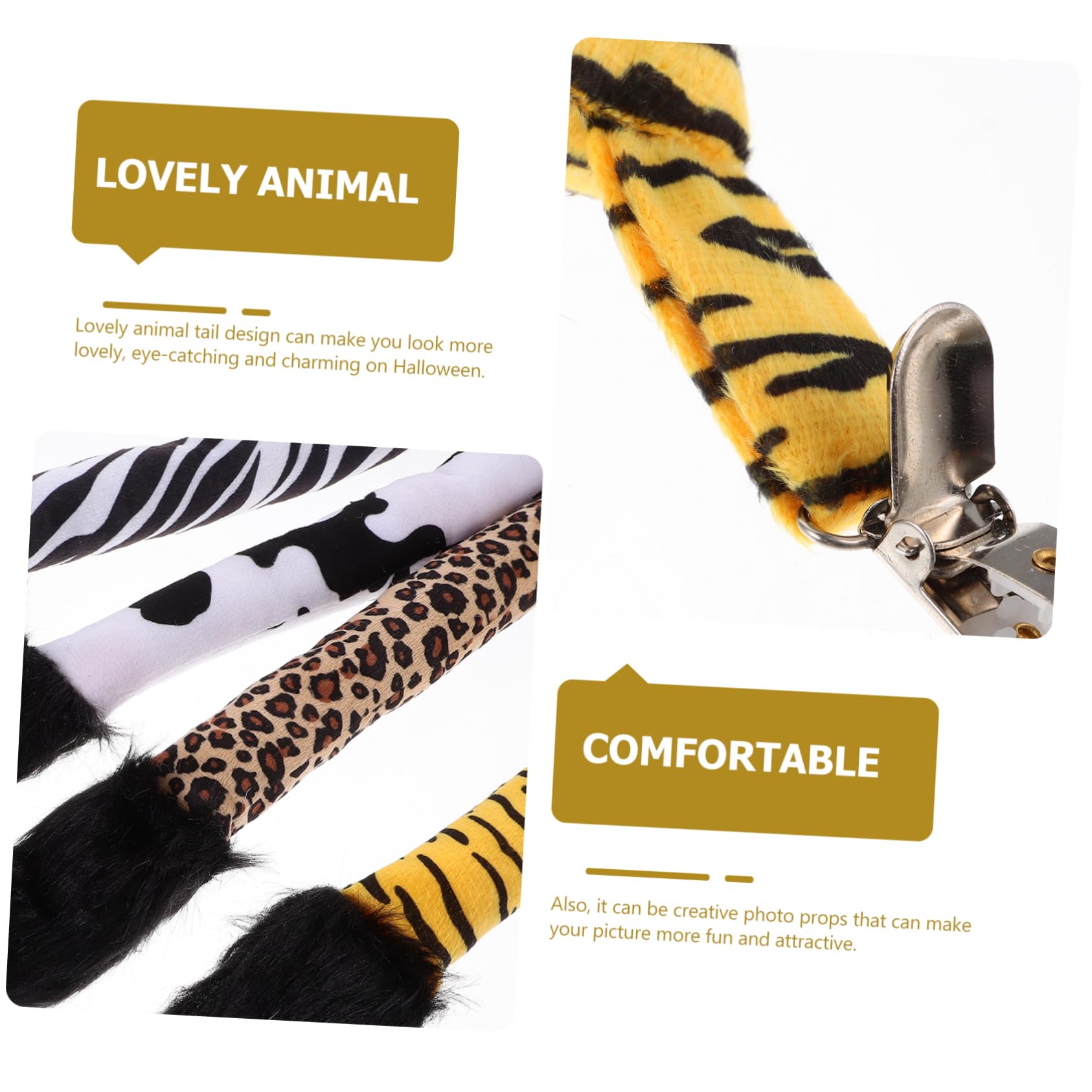 Costume Da Coda Di Animali Costume Da Coda Di Topo Coda Di Animali Per Costume Cosplay Costume Da Zebra Accessori Per Costumi Da Animale Da Zoo Maschera Pelosa Costume Peloso Coda