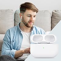 Vista 6 de Charging Case for AirPods Pro 1st/2nd Generation, Charger Port for Airpod Pro 2nd/1st Replacement Charger Case Built-in 660 mAh Battery Support