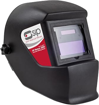 SIP METEOR 2000 Welding Helmet Auto Darkening True Colour HD Solar Powered Headshield Fixed 11 Shade