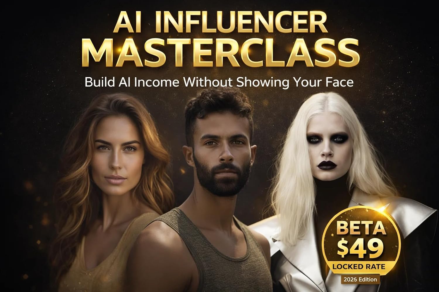 AI Influencer Empire: Zero to $10K/Month in 90 Days – 2026 Edition (SFW + NSFW) | 3 Full Personas + LoRA Bible + PPV Scripts