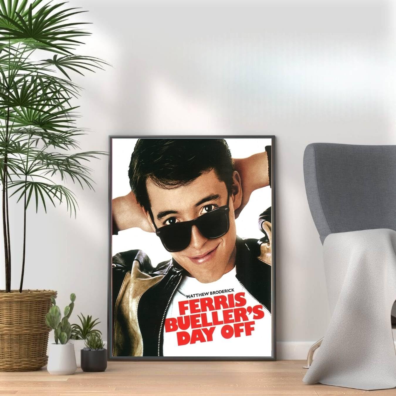 Ferris Bueller's Day Off1, 80s Movie Print Vintage Nostalgic Film Poster, A4 and A3 Size Frame Options, Home, Pub, Café, Bar Decoration Wall Art Print, House gift for movie lovers (A3 Print Only)