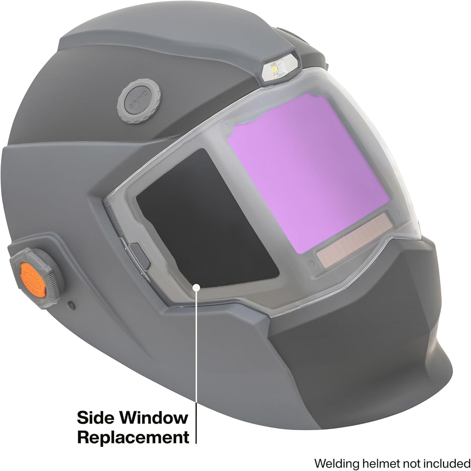 Klein Tools KWSIDEWIN Welding Helmet Side Window Replacement, Fixed Shade 9 Side Window, Welding Helmet Accessories