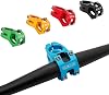 Thinvik 31.8mm Bike Stem MTB Short Handlebar Stem for Mountain Bike, BMX, Fixed Gear Cycling BMX Bicycle Handlebar Stem Aluminum Alloy 6061-0 Degree 45mm Length