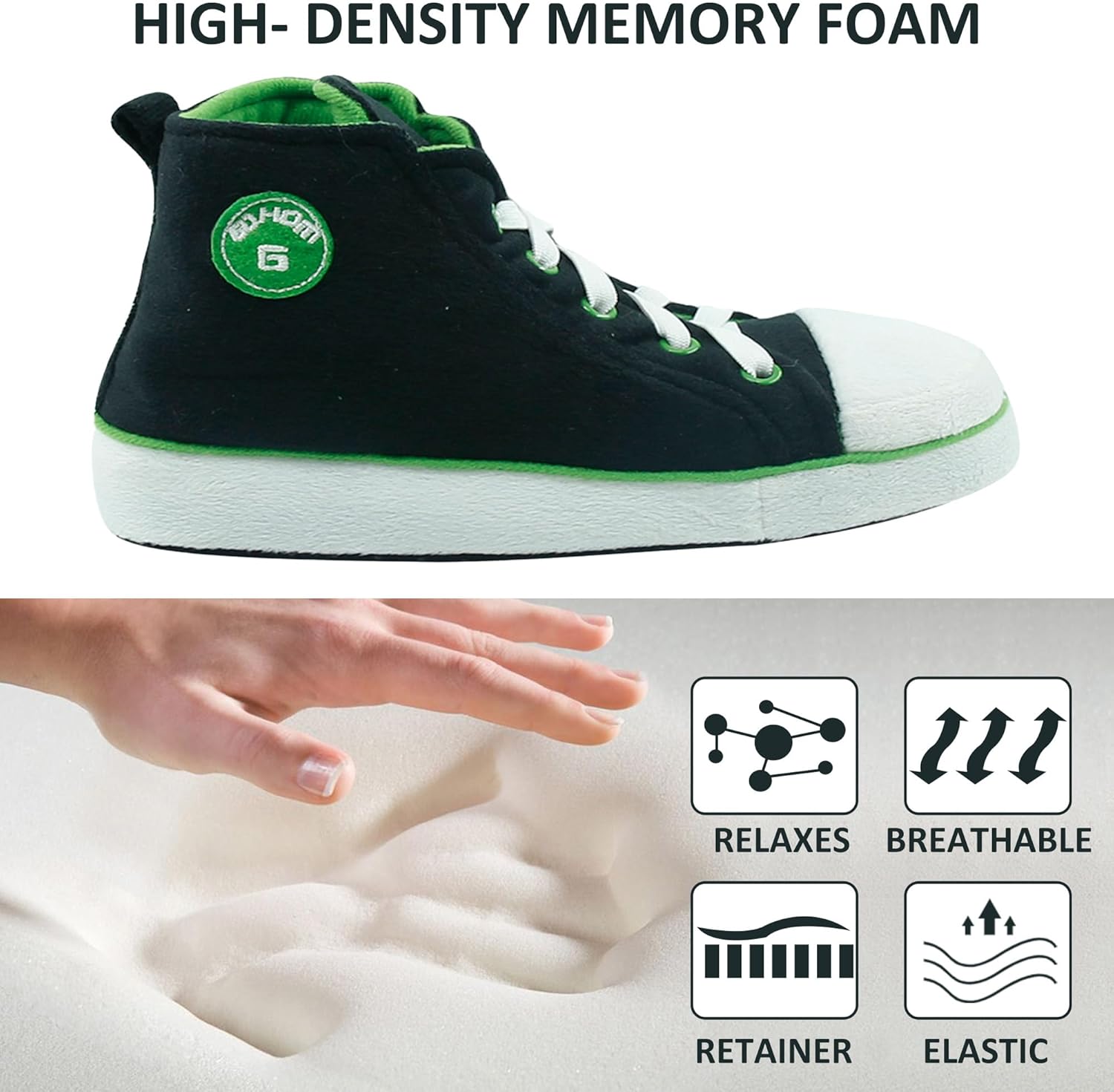 Kids Sneaker Slippers - Soft and Stylish Comfort Cozy House Shoes for Girls and Boys - Image 3