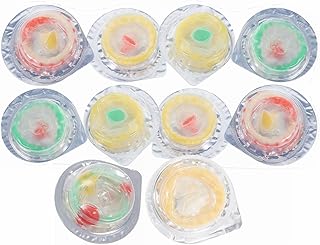 GALPADA Gifts 10pcs Colorful Flower Condoms Safe Sleeve Adult Sex Life Supplies Ultra- Thin Health Products (Small Flower)