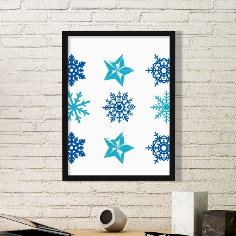 Stickers muraux flocon de neige de Noël pour relooker un mur vide