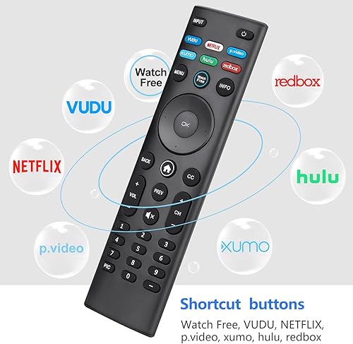 Miniatura 3 de para VIZIO-Smart-TV Remote-Reemplazo, Control Universal XRT140 para VIZIO Todos los televisores inteligentes LED LCD HD 4K UHD HDR