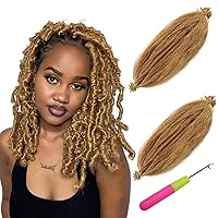Vista 21 de 2 paquetes de cabello afro rizado castaño oscuro de 12 pulgadas, 30# Afro Spring Twist, cabello rizado Marley Twist trenzado, cabello envolvente