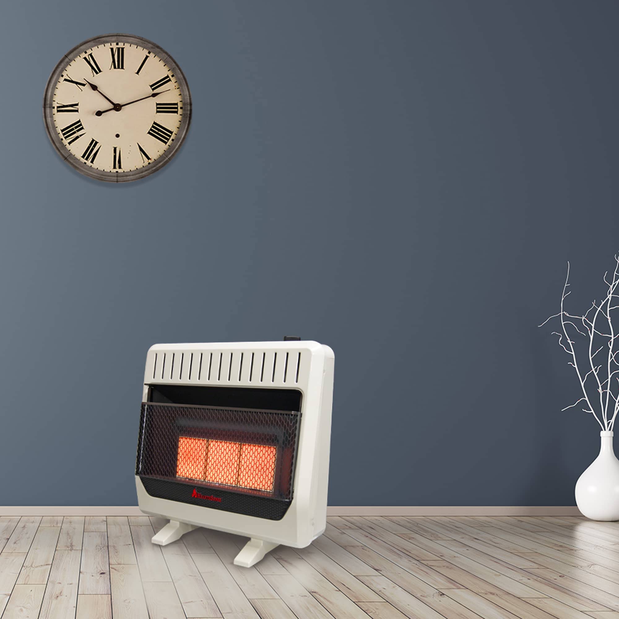Amazon.com: HearthSense Dual Fuel Ventless Infrared Plaque Heater With Base  and Blower - 30,000 BTU, T-Stat Control - Model# IR26T-BB-R (Renewed) :  Home u0026 Kitchen