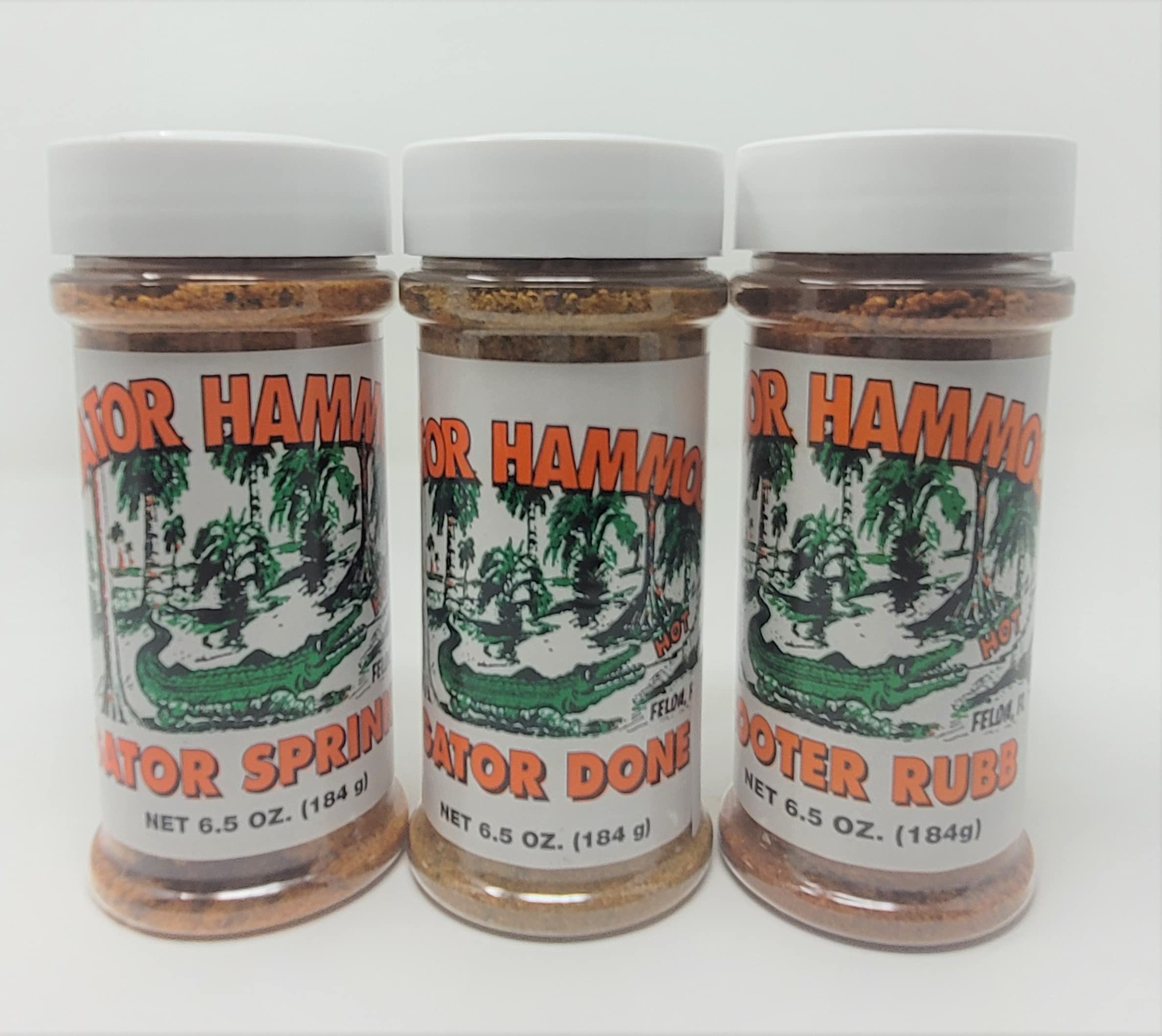 Gator HammockGator Sprinkles, Gator Done and Cooter Rubb Variety 3 pack