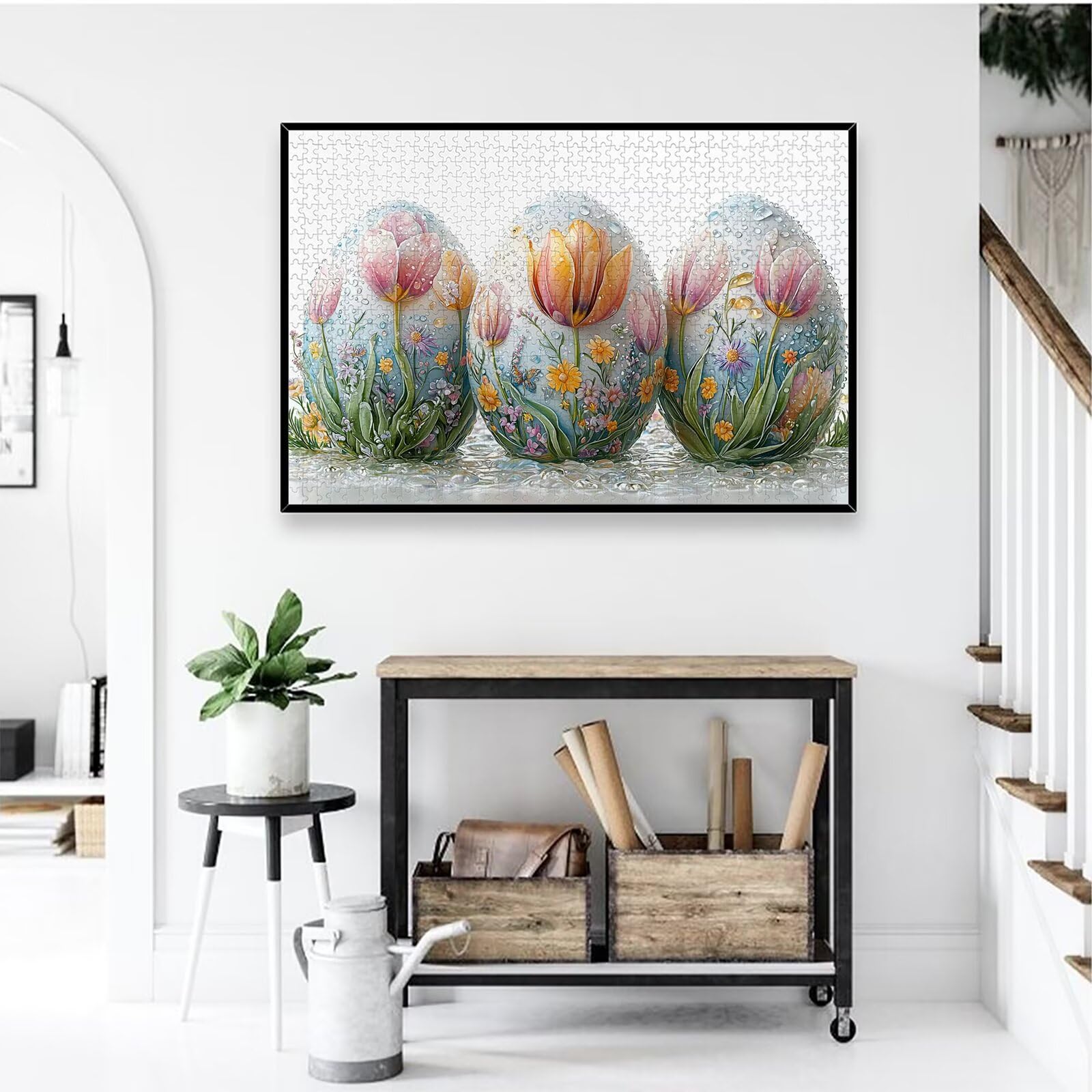 Puzzle 3000 Pezzi per Adulti, Puzzle Pasqua3000 Pezzi Arte per Adulti e Ragazzi, Misura: 122x80 cm, Puzzles Fiore in Legno Impegnativi, Puzzles per Idea Regalo Donna e Uomo, Decorazioni Casa, -1910