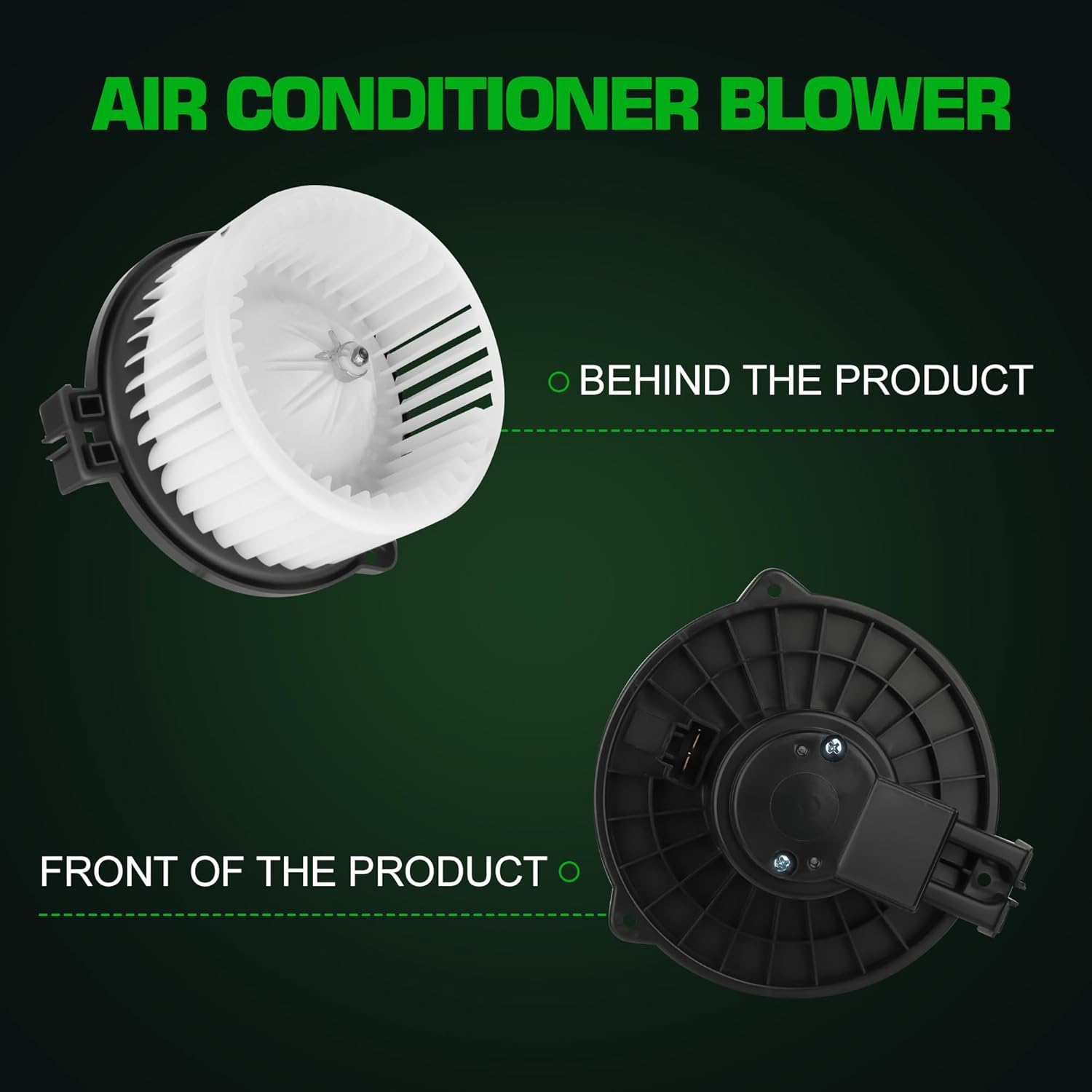 HVAC Heater Blower Motor for Honda Accord 1998-2002, Pilot 2003-2008, for Honda Odyssey 1999-2004, for Acura MDX 2001-2006 Replaces OE# 700002, 79310S84A01, 79310S3VA01, 15-80955, 615-58456