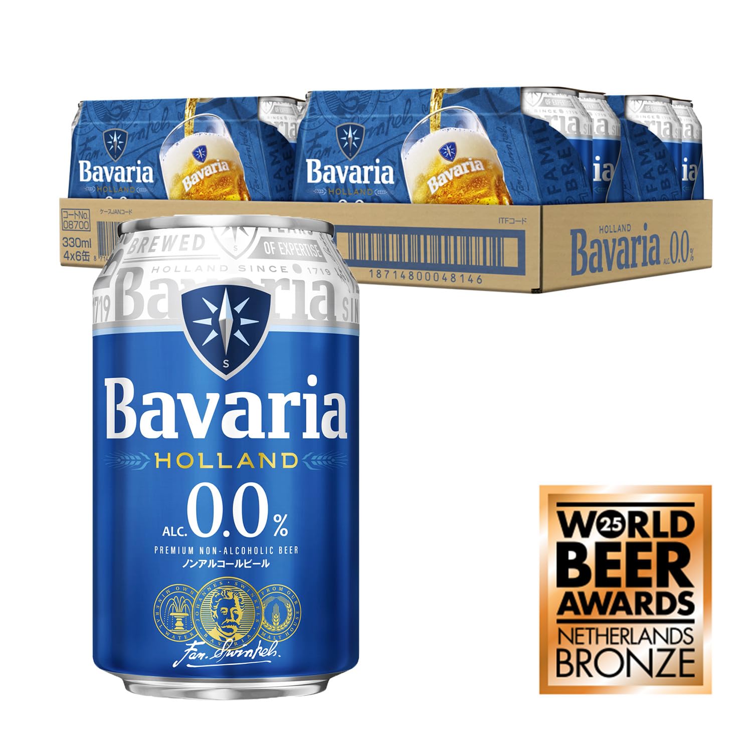 Bavaria 0.0% ビールテイスト飲料 24本