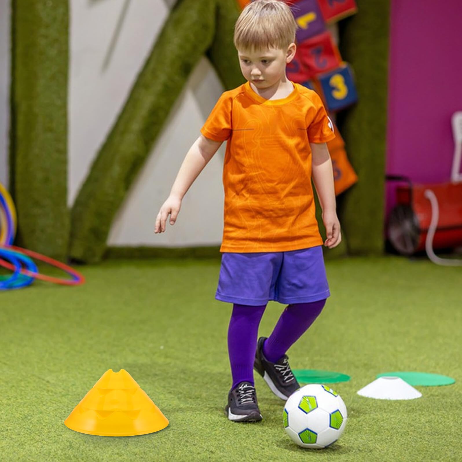 Healeved Cono per Allenamento Sportivo Coni per Esercizi di Calcio Coni per Allenamento Sportivo