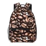 KMNHBGF (Funny Roasted Coffee Beans) Laptop Backpack Purse For Women Men Travel Bag Casual Daypack With Compartment And Multiple Pockets