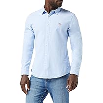 Levi’s Long-Sleeve Battery Housemark Slim, Uomo, Allure, M