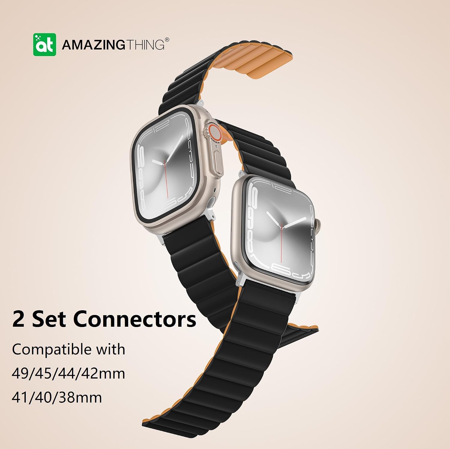 Silicone Magnetic Watch Band for Apple Watch 49/46/45/44/42/41/40/38mm image 4