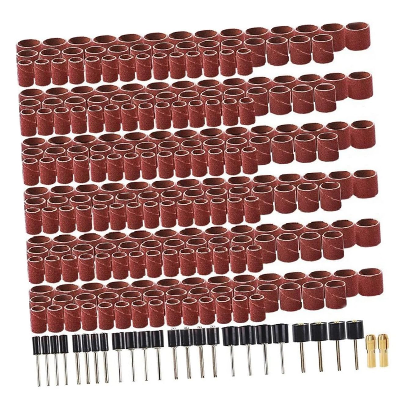 Kit 458 pièces d'accessoires pour broyeur électrique avec anneaux de sable