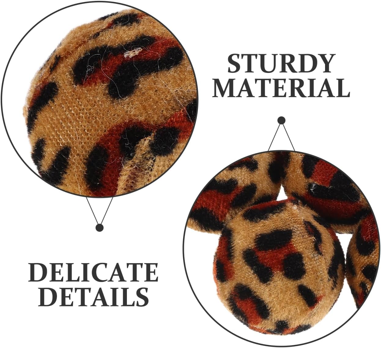 Milisten Cat Ball Toy 10 Pack - Interactive Leopard Print Plush Balls for Indoor Kittens and Cats - Lightweight Kitten Exercise Toys for Chasing Batting and Playtime Fun