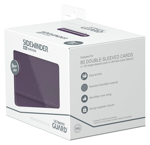 Foto 7 de 7 de Ultimate Guard Sidewinder 80+ XenoSkin Monocolor Púrpura