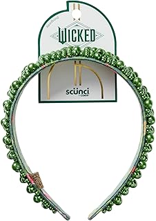 Wicked 2 Pearl Elphaba Poppy Green Headband - hair accessories for women and girls - gifts for her -Scunci by Conair