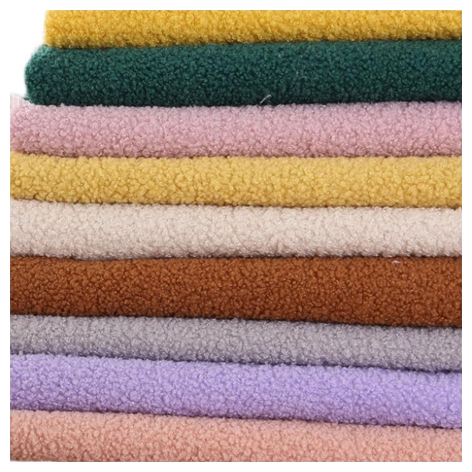 Soft Plush Faux Imitation Fur Material, Sherpa Fleece Fabric by Half Metre, Fluffy Furry Plush Faux Fur Fabric Material for Sewing, Crafts, Clothing, Costume Accessories, 50x170cm (Color : Grey)
