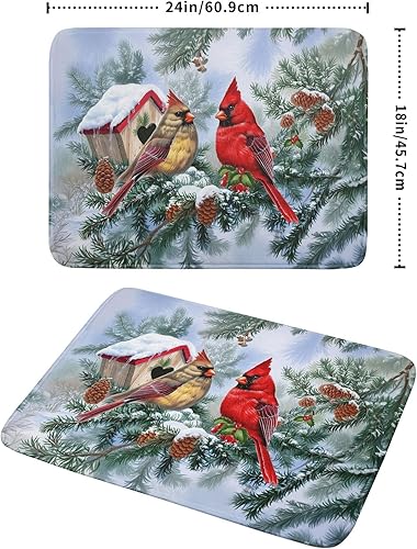 Vista 429 de Daisy On Old - Tapete de secado de platos de madera para encimera de cocina, tapete de secado de madera turquesa de 18 x 24 pulgadas con tapete