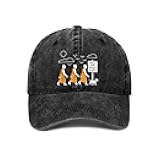 Retro Walk for Peace Monks with Aloka Dog Minimalist Zen Baseball Caps for Adult