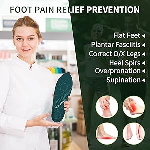 Solette Anti-Affaticamento Per Lavoro In Piedi - Supporto Arco Plantare, Con Gel, Taglia S, Per Uomo E Donna - Foto 10