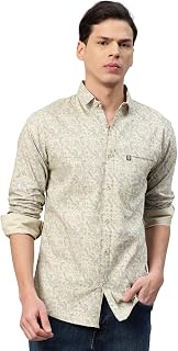 Majestic Man Men's Stylish Floral Print Slim Fit Casual Shirt – Pure Cotton| Full Sleeve | Trendy & Comfortable Price In India