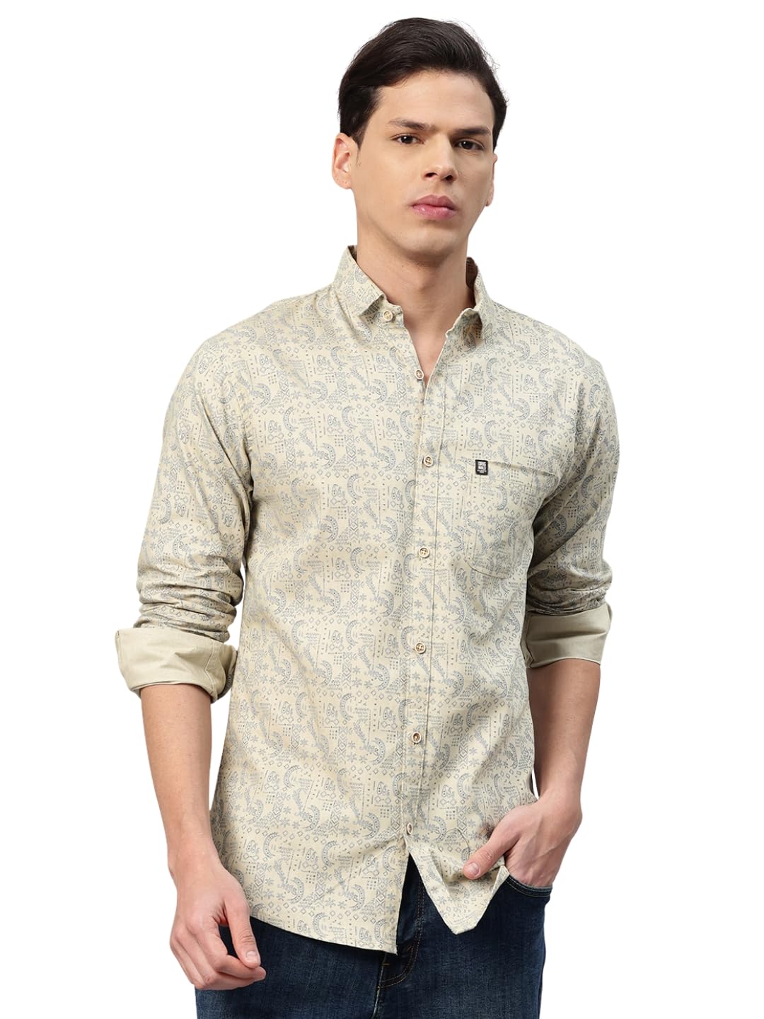 Majestic Man Men's Stylish Floral Print Slim Fit Casual Shirt – Pure Cotton| Full Sleeve | Trendy & Comfortable - Review, Price and Buying Guide